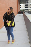 Alessandra Laced Jacket (Sizes 16 - 22) - Society+ - Society Plus - Plus Size Fashion - 4