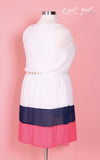 Cool Gal Color Block Dress (Sizes 16 - 20) *Item ships November 3rd* - Society+ - Society Plus - Plus Size Fashion - 3