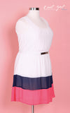 Cool Gal Color Block Dress (Sizes 16 - 20) *Item ships November 3rd* - Society+ - Society Plus - Plus Size Fashion - 4