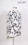 Cool Gal Cross Print Top (Sizes 18 - 22) - Society+ - Society Plus - Plus Size Fashion - 3