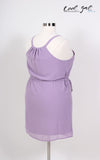 Chiffon Lavender Dress (Sizes 14 - 20) *Item ships on Nov. 5th* - Society+ - Society Plus - Plus Size Fashion - 3