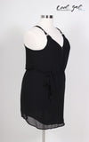 Cool Gal Chiffon Dress - Black (Sizes 14 - 28) *Item ships on Nov. 5th* - Society+ - Society Plus - Plus Size Fashion - 2