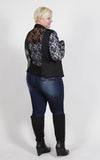 Alessandra Laced Jacket (Sizes 16 - 22) - Society+ - Society Plus - Plus Size Fashion - 2