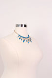 Cool Gal Beaded Statement Necklace -  Teal - Society+ - Society Plus - Plus Size Fashion - 3