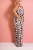 Assa Cisse Snake Print Jumpsuit (Sizes 16 - 20) - Society+ - Society Plus - Plus Size Fashion - 3