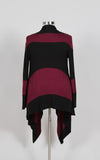 Color Block Waterfall Cardigan (Sizes 16 - 22) - Society+ - Society Plus - Plus Size Fashion - 6