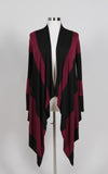 Color Block Waterfall Cardigan (Sizes 16 - 22) - Society+ - Society Plus - Plus Size Fashion - 4