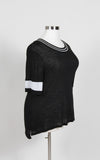 Ameowz Knitted Collar Top (Sizes 14 - 22) - Society+ - Society Plus - Plus Size Fashion - 2